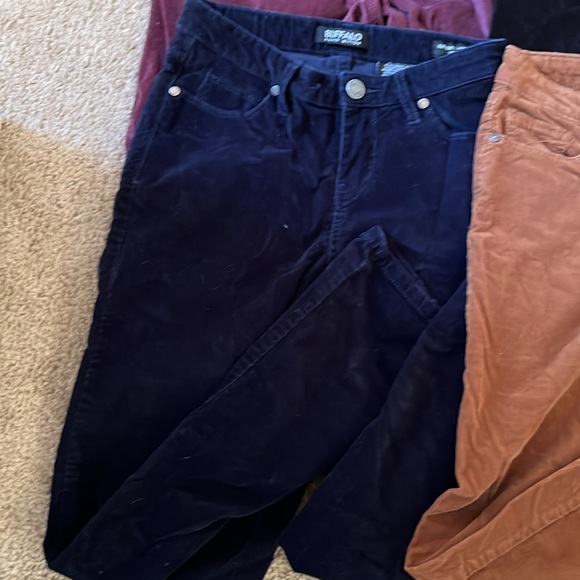 4 Pairs of Corduroy Pants Calvin Klein, and Buffalo sizes 4 & 26/27 - Picture 2 of 9